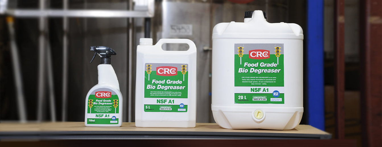 CRC LAUNCHES NEW FOOD-GRADE BIO-DEGREASER