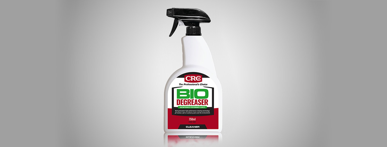 Clean up safely with CRC’s new Bio Degreaser