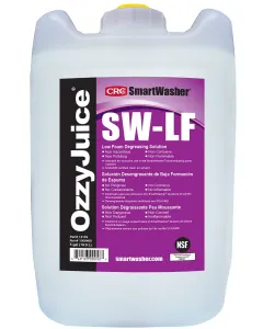 Solution dégraissante à faible formation de mousse SmartWasher® SW- LF OzzyJuice, 5 gal