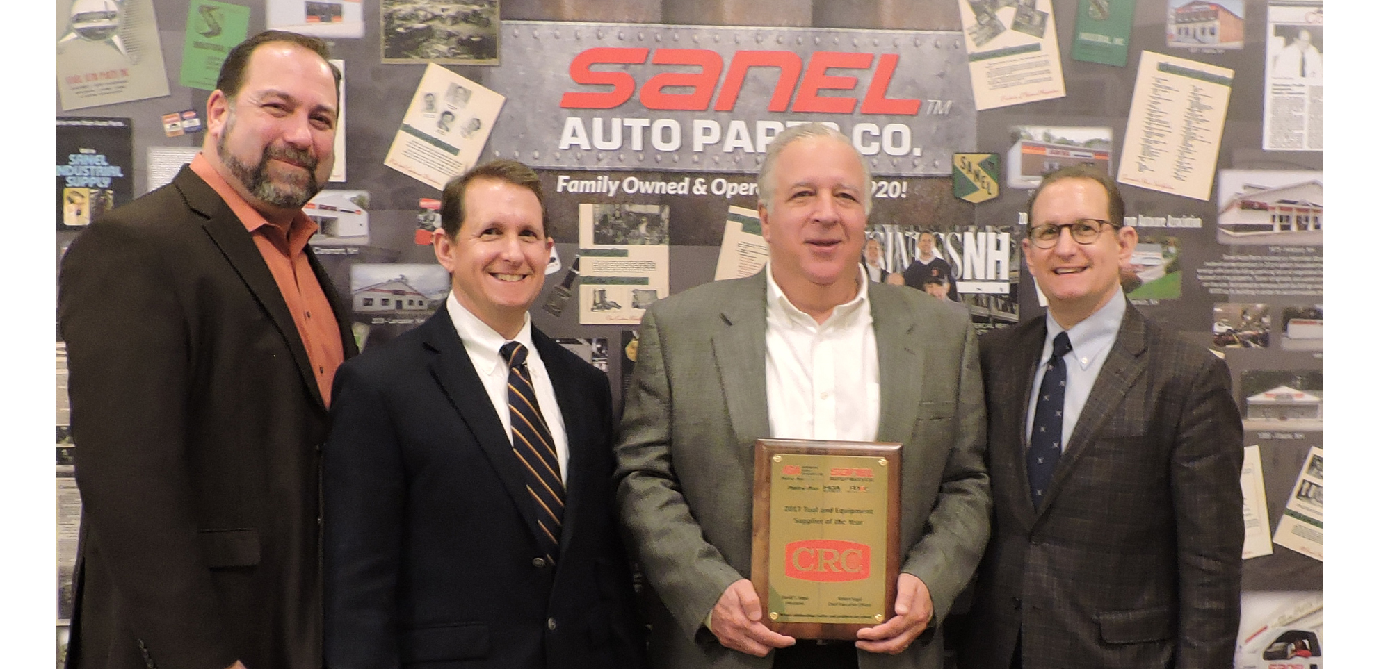CRC INDUSTRIES AWARDED 2017 EQUIPMENT VENDOR OF THE YEAR BY SANEL AUTO PARTS