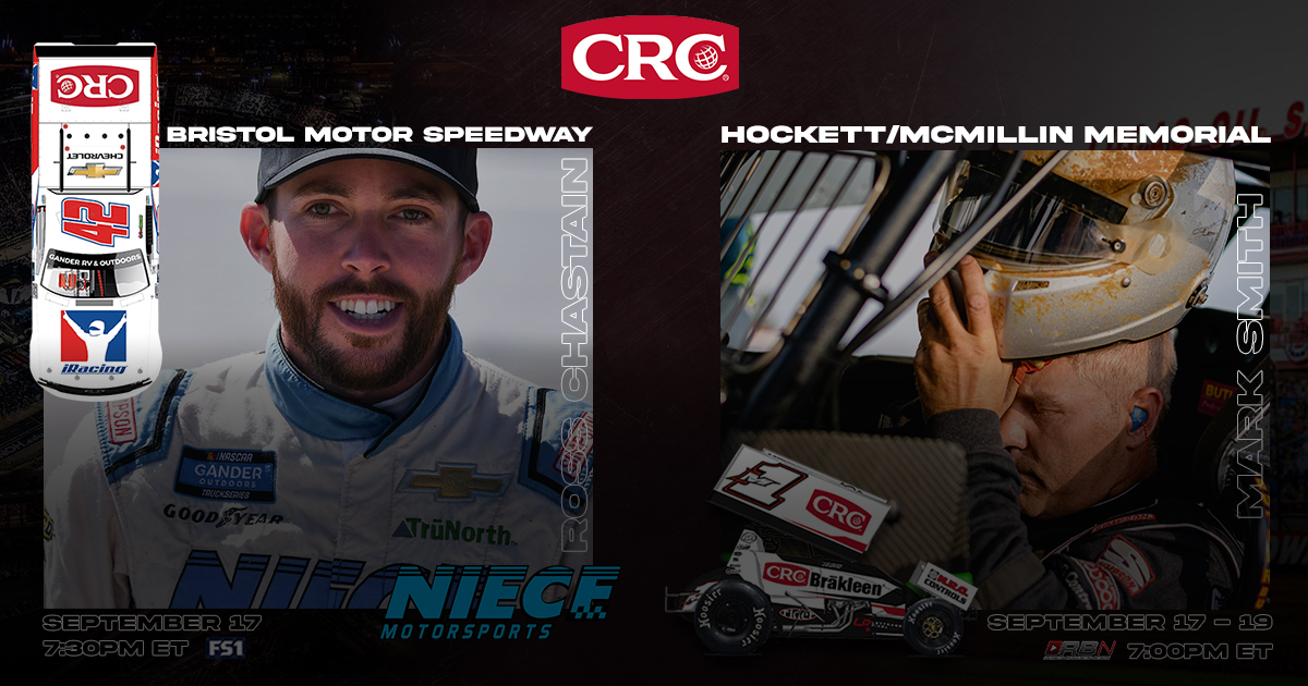 CRC Industries Represents Drivers in the Gander RV & Outdoors Truck Series and American Sprint Car Series
