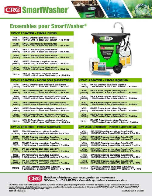 2022 SW Sell Sheet FRENCH
