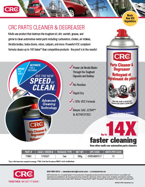 2024 Parts Cleaner & Degreaser