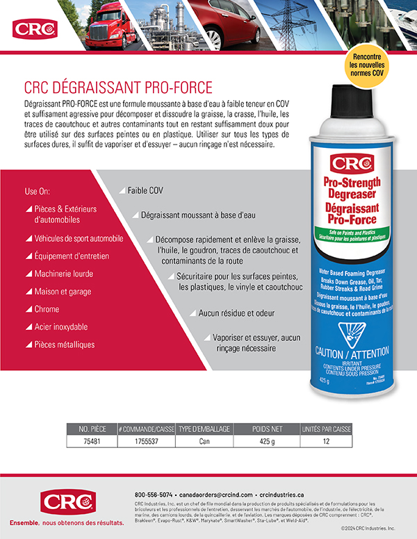 2024 Pro-Strength Degreaser FRENCH