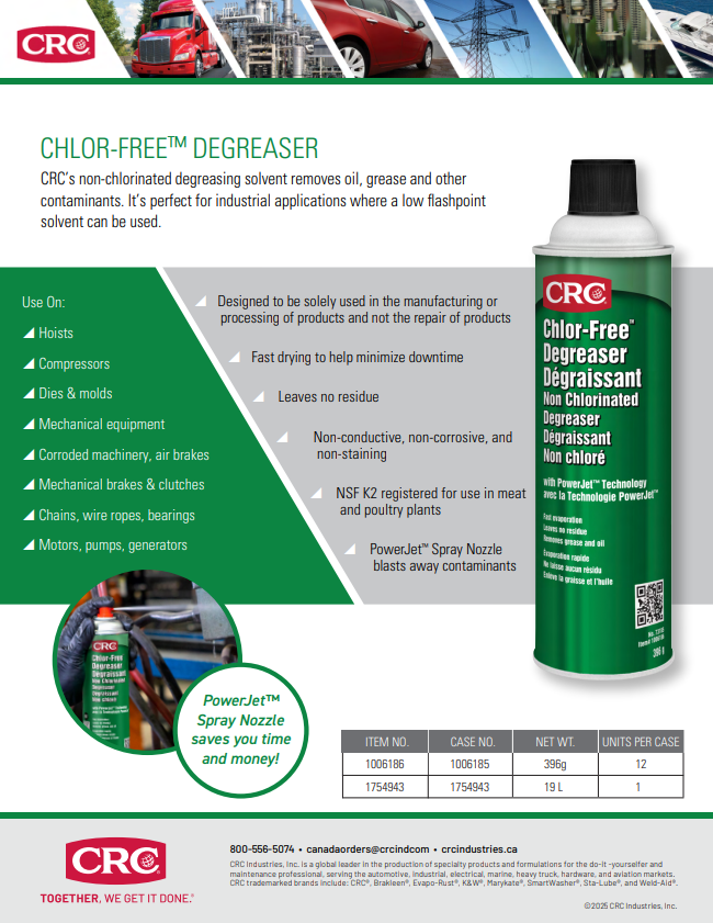 2025 Chlor-Free Degreaser 