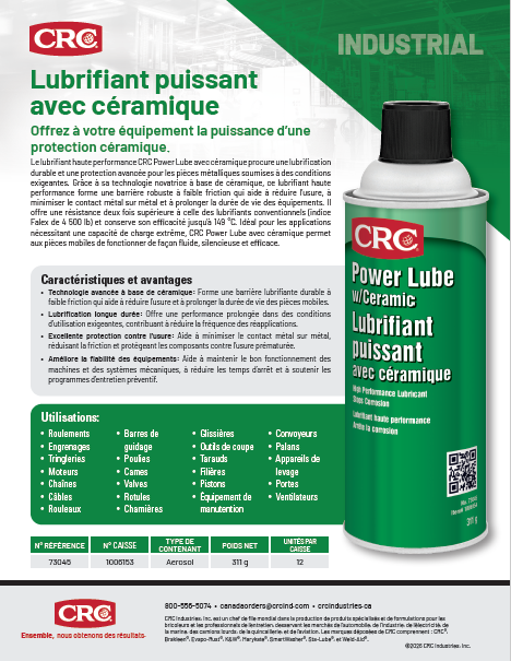 2026 Lubrifiant puissant avec céramique